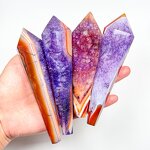 Sardonyx Crystal Wand Factory - Wholesale Gorgeous Red Purple