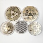 Selenite Disc Factory - 6cm-10cm Different Patterns Carving