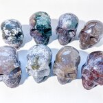 Crystal Skull Manufacturer - Natural Colourful Ocean Jasper