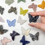 Crystal Animal Carving Factory - Mixed Materials Butterfly Display