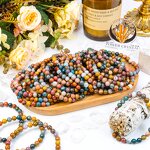 Ocean Jasper Bracelet Factory - Hot Selling Unisex 8mm Energy