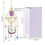 Stained Glass Sun Catcher Factory - Diamond Natural Crystal Sticker