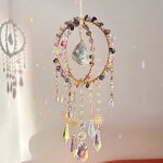 Healing Crystal Sun Catcher Manufacturer - Natural Amethyst Diamond Prism