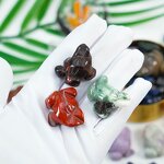 Jade Frog Carving Factory - Mini Granite Statue Collectibles