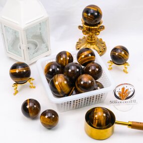 Tiger Eye Sphere Manufacturer - Small Stone Crystal Ball