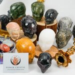 Alien Skull Factory - Mixed Material 6cm Natural Fengshui