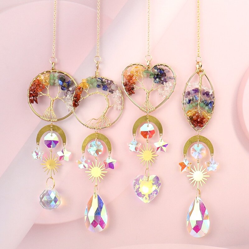 Gemstone Sun Catcher Manufacturer - Golden Heart Healing Stones Chakra