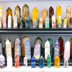 Amethyst Tower Factory - Healing Quartz Wand Crystal Tower