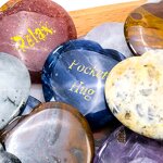 Massage Stone Manufacturer - Custom Rose Quartz Palm Stone