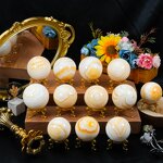 Calcite Sphere Factory - Yellow Stone Crafts Home Decor