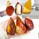 Crystal Ornament Factory - Fengshui Mookaite Jasper Torch Flame