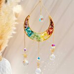 Crystal Sun Catcher Factory - Curved Moon Shape Custom Design