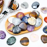 Massage Stone Manufacturer - Custom Rose Quartz Palm Stone