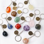 Crystal Keychain Manufacturer - 12 Constellations Natural Beads