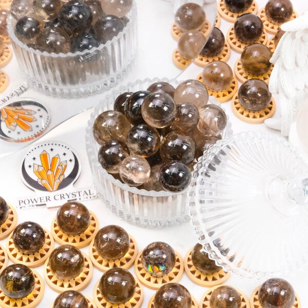 Crystal Ball Manufacturer - Wholesale Mini Smoky Quartz Sphere