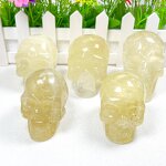 Crystal Skull Factory - Hot Selling Customized Citrine Carving