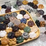 Animal Carving Factory - Custom Stone Cat Paw Crystal