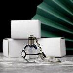 Laser Engraved Keychain Factory - 3D Synthetic Crystal Carabiner