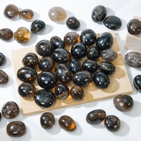 Tumbled Stone Manufacturer - Natural Smoky Quartz Gemstone