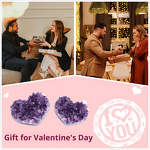 Amethyst Cluster Manufacturer - Heart Carved Crystal Gift Set