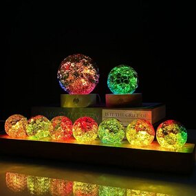 Crystal Ball Manufacturer - Glass Crackle Luminous Sphere