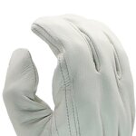 Leather Work Gloves Manufacturer - OEM/ODM Custom White Grain Cowhide Heavy Duty
