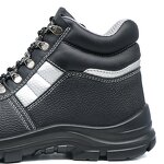 Safety Shoes Manufacturer - OEM/ODM Custom Waterproof Embossed Split Cow Leather