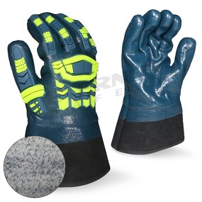 Impact Resistant Gloves Manufacturer - OEM/ODM Custom TPR Nitrile Coated Waterproof