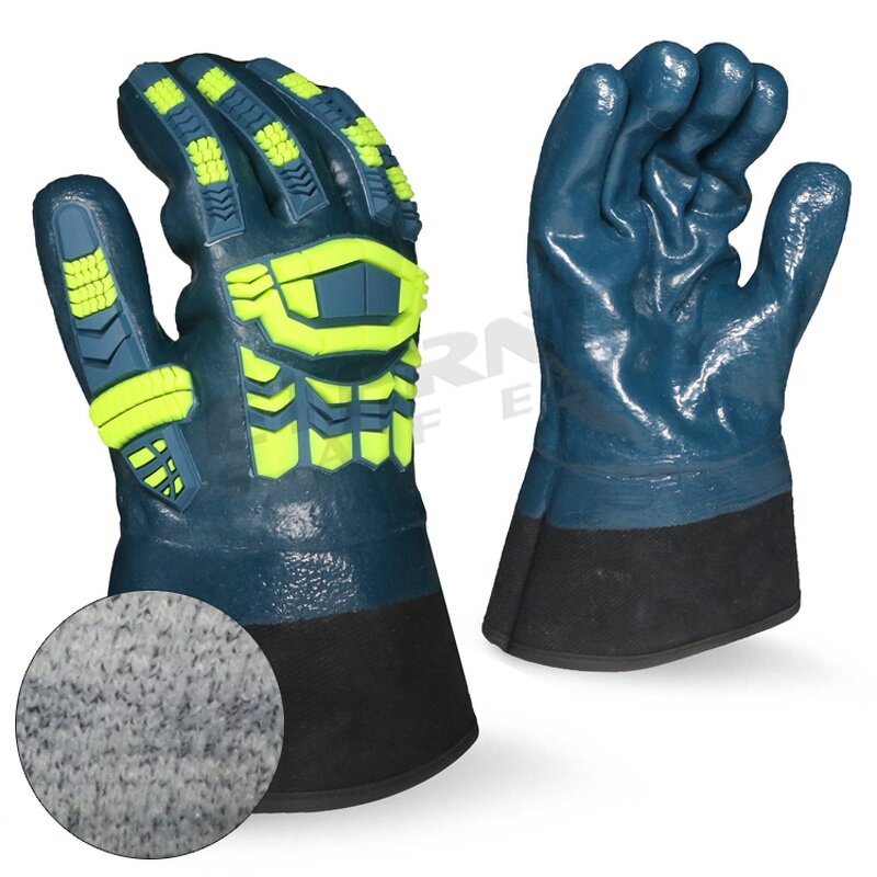 Impact Resistant Gloves Manufacturer - OEM/ODM Custom TPR Nitrile Coated Waterproof