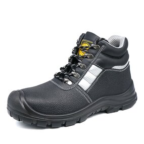 Safety Shoes Manufacturer - OEM/ODM Custom Waterproof Embossed Split Cow Leather