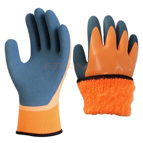 Winter Work Gloves Manufacturer - OEM/ODM Custom Polyester Acrylic Latex Sandy Double Dip