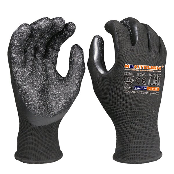 Rubber Work Gloves Manufacturer - OEM/ODM Custom Non Slip Latex Polyester