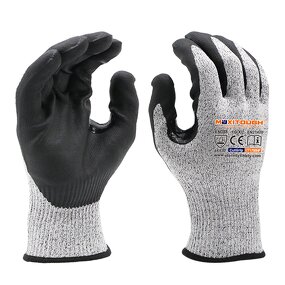 Cut Resistant Gloves Manufacturer - OEM/ODM Custom Nitrile Foam Coated Level D