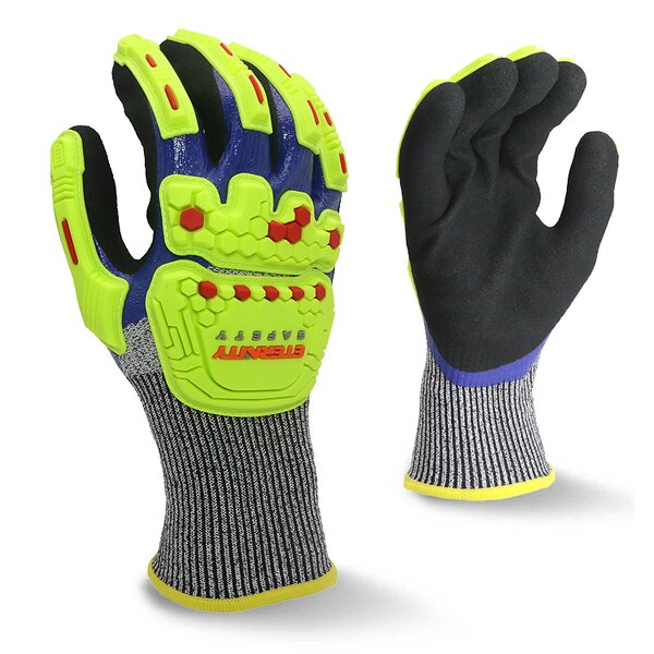 Cut Resistant Gloves Manufacturer - OEM/ODM Custom Sandy Nitrile TPR Mechanic Anti Impact