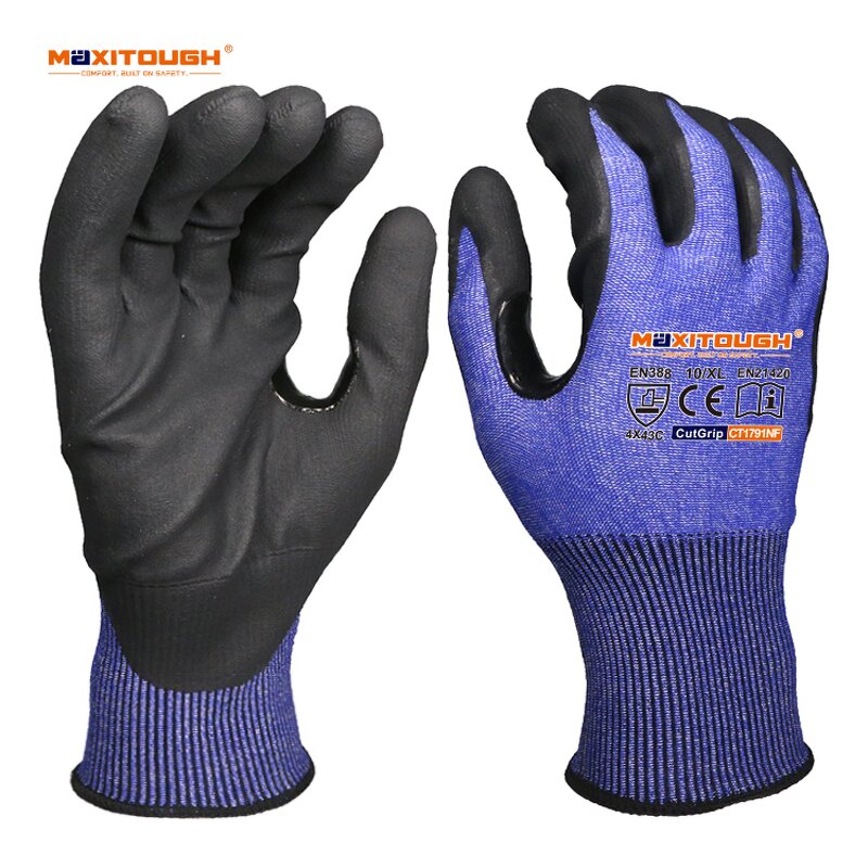 Cut Resistant Gloves Manufacturer - OEM/ODM Custom HPPE Nitrile Foam Anti Slip