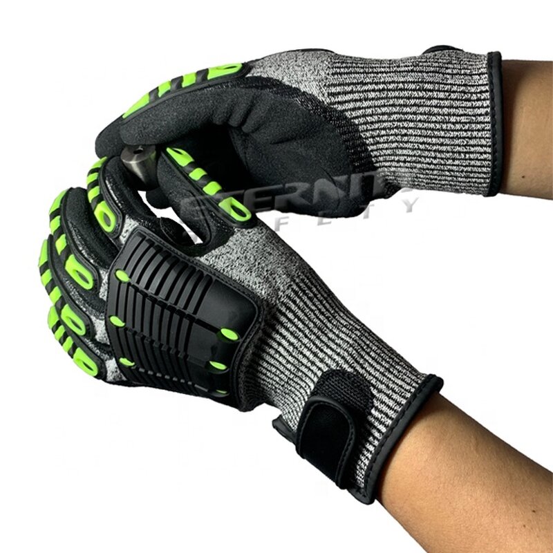 Cut Resistant Gloves Manufacturer - OEM/ODM Custom TPR Impact Sandy Nitrile Finish
