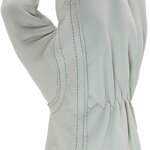 Leather Work Gloves Manufacturer - OEM/ODM Custom White Grain Cowhide Heavy Duty