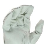 Leather Work Gloves Manufacturer - OEM/ODM Custom White Grain Cowhide Heavy Duty