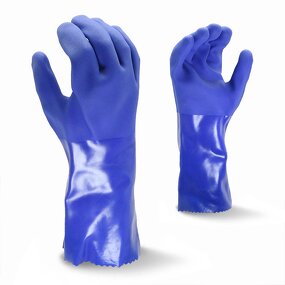 PVC Work Gloves Manufacturer - OEM/ODM Custom Cotton Lined Gauntlet for Fishing
