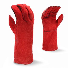 Leather Work Gloves Manufacturer - OEM/ODM Custom Goatskin Long Cuff Anti Heat Cut