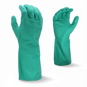 Nitrile Work Gloves Manufacturer - OEM/ODM Custom Polyco Green Chemical Resistant