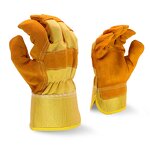 Leather Work Gloves Manufacturer - OEM/ODM Custom Cowhide EN388 Wool Lining Welding