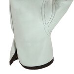 Leather Work Gloves Manufacturer - OEM/ODM Custom White Grain Cowhide Heavy Duty