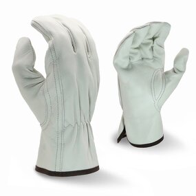 Leather Work Gloves Manufacturer - OEM/ODM Custom White Grain Cowhide Heavy Duty