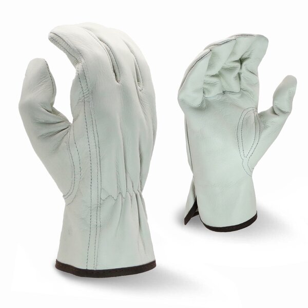 Leather Work Gloves Manufacturer - OEM/ODM Custom White Grain Cowhide Heavy Duty