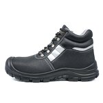 Safety Shoes Manufacturer - OEM/ODM Custom Waterproof Embossed Split Cow Leather