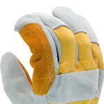 Leather Work Gloves Manufacturer - OEM/ODM Custom Winter Warm Leather Latex Coating