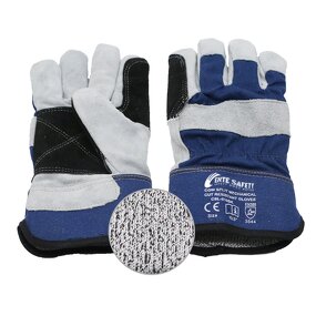 Leather Work Gloves Manufacturer - OEM/ODM Custom Cow Leather HPPE Liner Cut Resistant