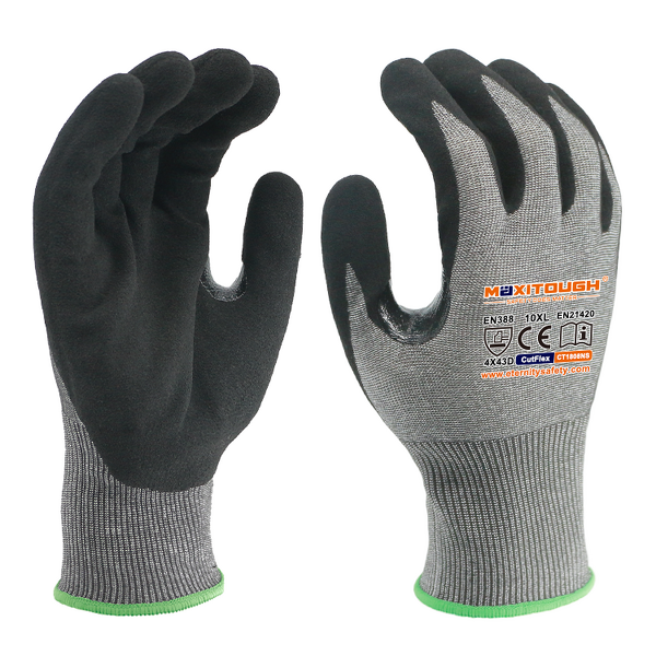Cut Resistant Gloves Manufacturer - OEM/ODM Custom Nitrile Sandy Anti Cut Level D