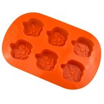 Pumpkin Chocolate Mold Manufacturer - Custom 6 Cavity Halloween Candy Mold